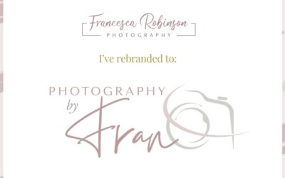 A fresh new look: Photography by Fran (why the rebrand??)