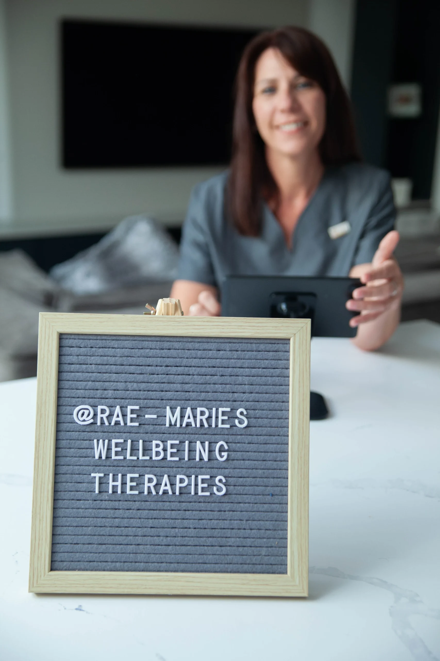 Wiltshire Wellbeing Therapist Brand photograph for marketing. Photography by Fran, Swindon