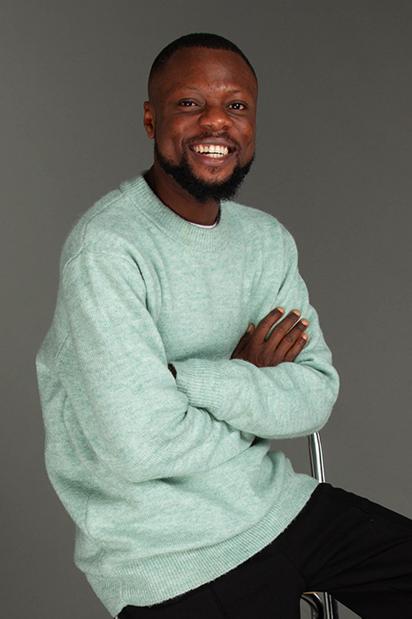 Male friendly studio headshot Photography by Fran
