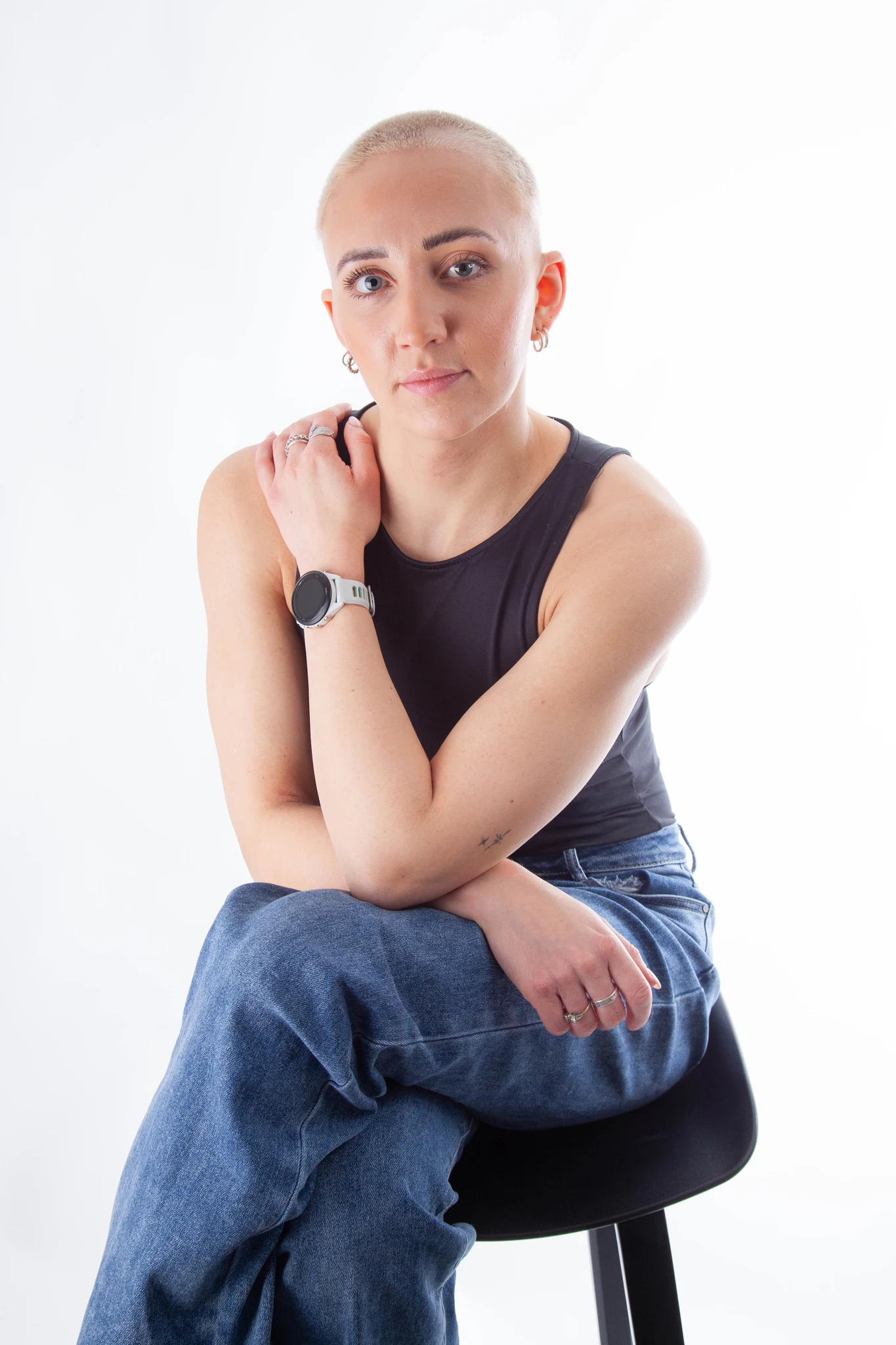 Professional studio Actor headshot in Swindon. Headshot Photography by Fran 