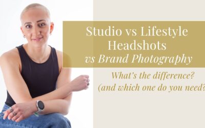 Studio Headshots vs Lifestyle Headshots vs Brand Photography: What’s the difference (and which one do you need?)