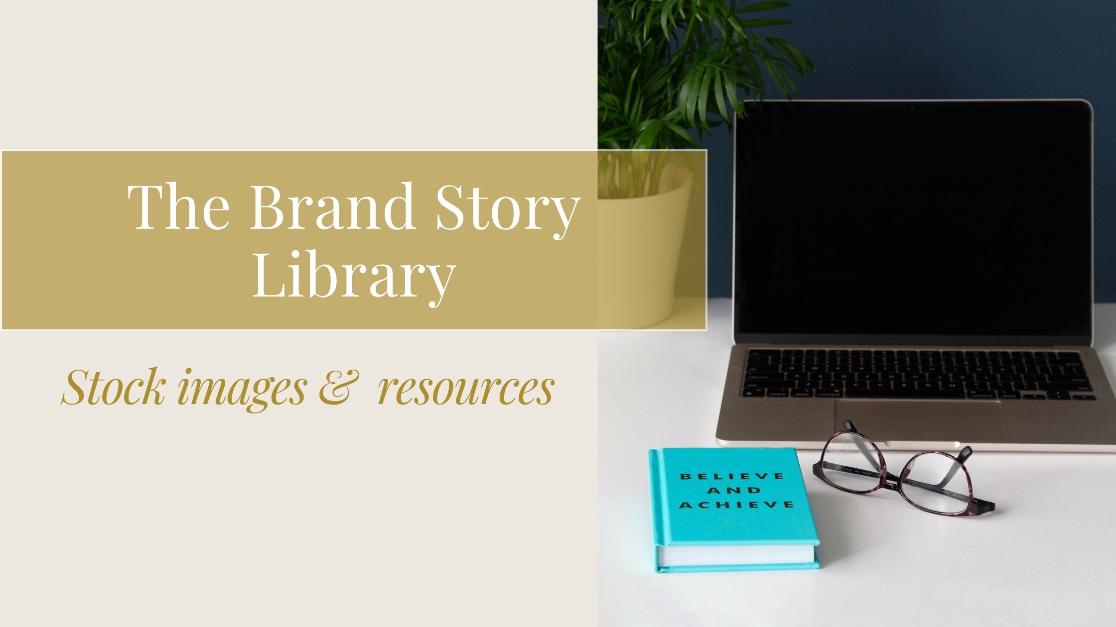 Blog banner image for The Brand Story Library - stock image store from Photography by Fran