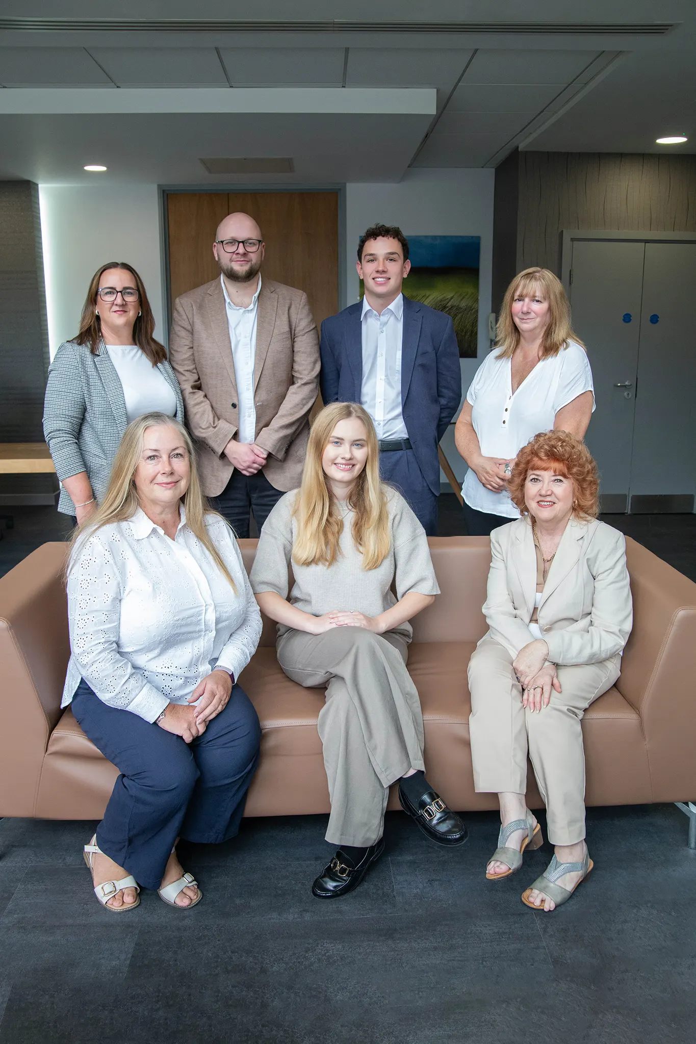 Group of staff in team photo